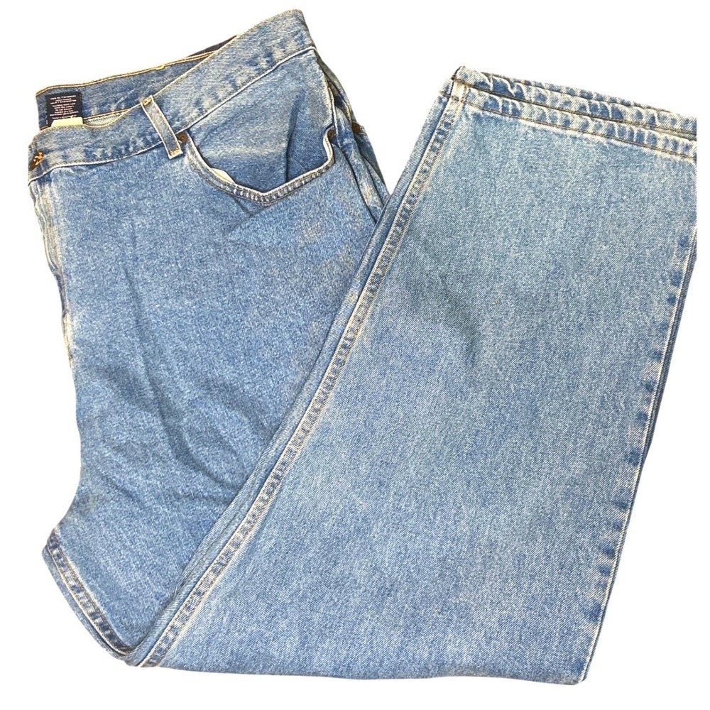 Faded Glory NEW Mens 46x30 Light Wash Straight Leg Jeans FG Original Jean - Picture 4 of 4